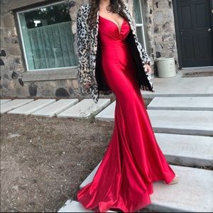 Red ball gown / prom dress